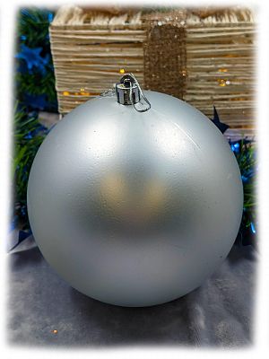 Шар 12 см 1 шт серебристый 120MP01-01S