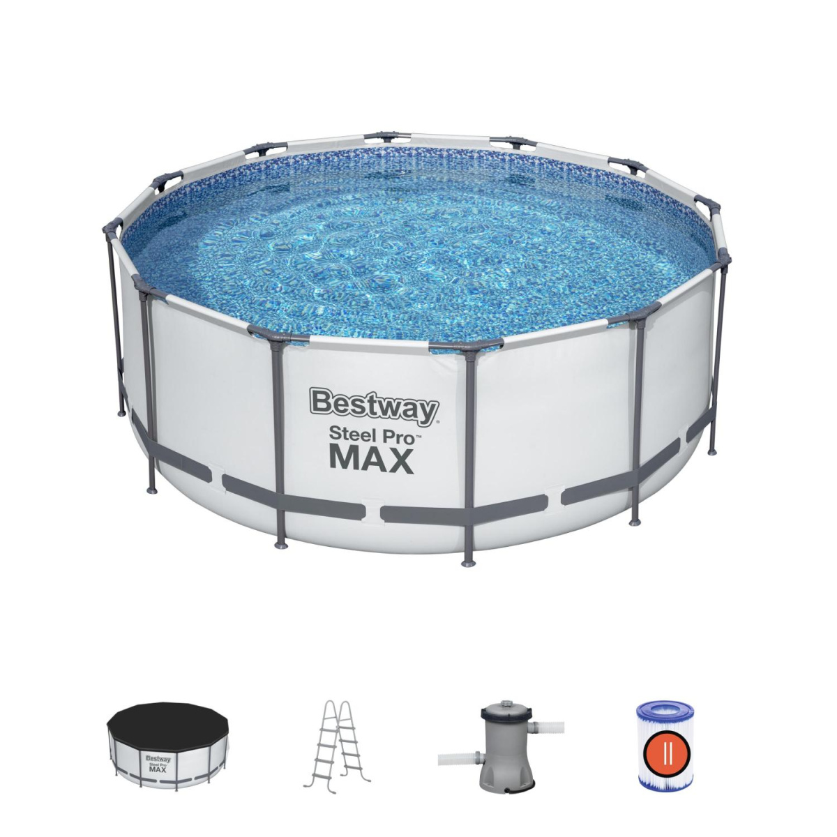 Бассейн каркасный Bestway Steel Pro 366х122 см, арт. 14471 фото 7 Бассейн каркасный Bestway Steel Pro 366х122 см, арт. 14471 фото 7