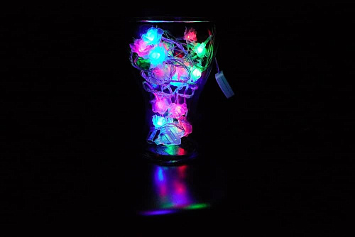													 3 м. м, МИКС 20 LED, , провод , 20RGBmix