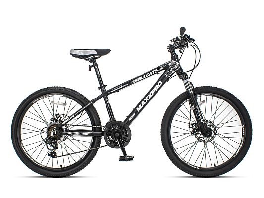 Велосипед горный MAXXPRO HELLCAT 24 PRO 24" 13" 21 ск. черно-серый N2406-4 