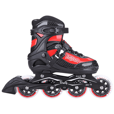 Роликовые коньки Tech Team Trinity, 39-42 Black - Red, , 00008306