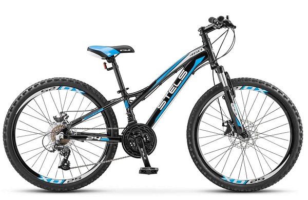 Велосипед горный STELS Navigator 460 MD 24" 11" 21 ск. темно-синий LU073735 