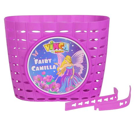 Велокорзина передняя Vinca sport Фея Камилла детская фиолетовый P 06 Fairy Camilla