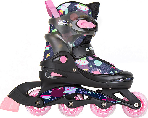 													Роликовые коньки Tech Team Kongo, 30-33 (S) розовый, 2021, 087136