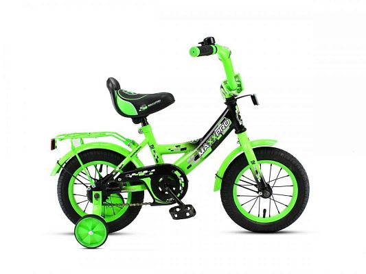 Велосипед детский  MAXXPRO MAXXPRO-N20-1 12"  салатово-черный MAXXPRO-12-2 
