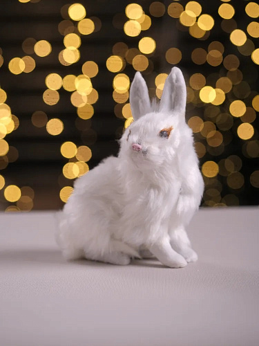 													Зайчик 16х14 см белый 0627-34 фото 2