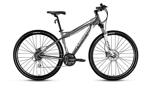 													Велосипед горный FORWARD Quadro 3.0 29 disc 29" 19" 24 ск. серый глянцевый FORWARD Quadro 3.0 29 dis