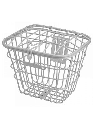 Велокорзина передняя STELS JL-075 для 28" колеса белая 270056 Велокорзина передняя STELS JL-075 для 28" колеса белая 270056