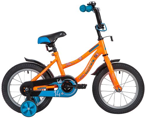 Велосипед детский  Novatrack NEPTUNE 14" 8,5" оранжевый 143NEPTUNE.OR20 2019