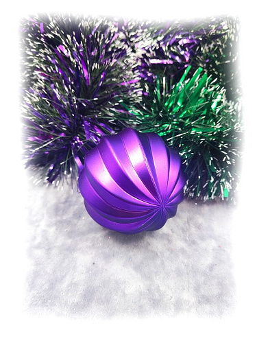 													Набор шаров 8 см 18 шт фиолетовый MAS86-8PUR фото 5