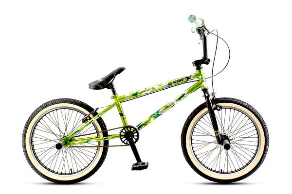 Велосипед BMX  MAXXPRO Krit X 20"  зеленый камуфляж Y2021-4 2019