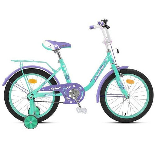 													Велосипед детский MAXXPRO SOFIA 12"  Бирюзово-сиреневый SOFIA-12-3 (19) 