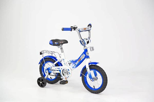 Велосипед детский MAXXPRO MAXXPRO-N20-1 12"  бело-синий Z12202 