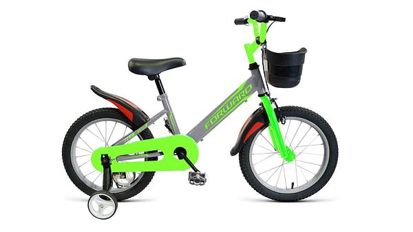 Велосипед детский FORWARD Nitro 16 16"  серый  2019