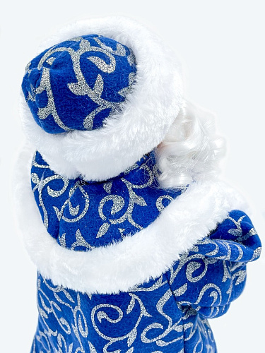 													Дед Мороз  40 см синий HS1201-16BB фото 4