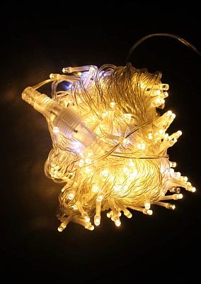  19,5 м м, белый теплый 200 LED, , провод , 9918207wwhite