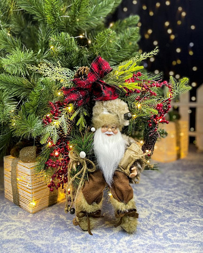 													Венок с сантой HS1054