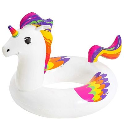 Круг Bestway Сказочный единорог 119х91см   36159