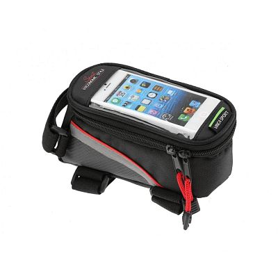 Велосумка на раму Vinca sport , 180х85х85мм,   черная FB 07S black/red
