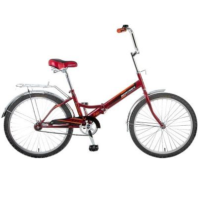 Велосипед городской складной Novatrack  24"  1 ск. красный 24FTG1.RD7 