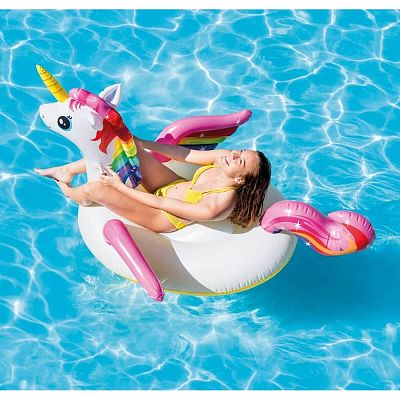 Плотик "Единорог" (201х140х97см) 57561  Плотик "Единорог" (201х140х97см) 57561