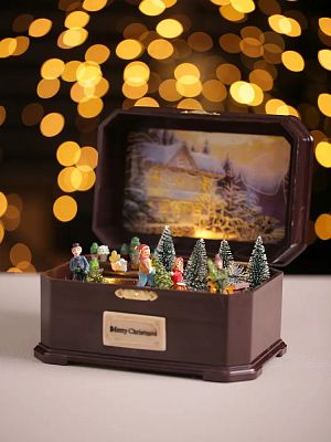 Новогодняя композиция  20х14х12 см MG0627-06