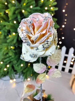 Цветок кремовый d  см 2016018Kr