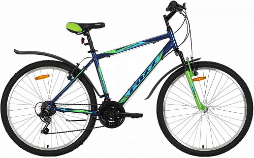 													Велосипед горный хардтейл  Foxx Atlantic 26" 18" сине-зеленый 26AHV.ATLAN.18BL8 