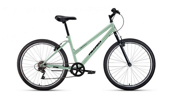 Велосипед горный ALTAIR MTB HT 26 low 26" 17" мятный/черный RBKT1M166007 2021