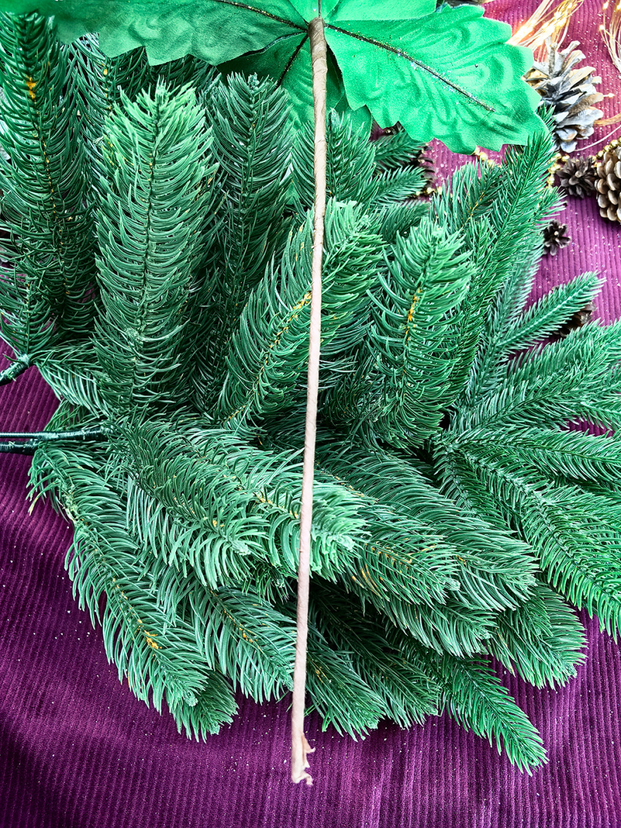 Цветок темно-зеленый d 28 см MG24594 фото 3 Цветок темно-зеленый d 28 см MG24594 фото 3