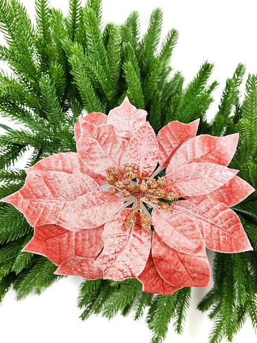 													Цветок розовое золото d 22 см 99222201rosegold фото 4