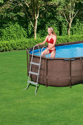 Бассейн каркасный Ротанг 488х305х107 см, арт. 56946 фото 3 Бассейн каркасный Ротанг 488х305х107 см, арт. 56946 фото 3