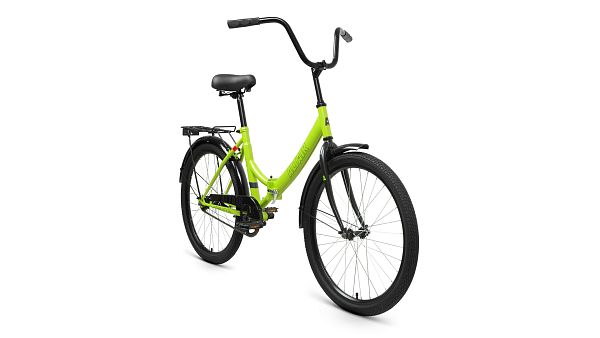 Велосипед городской складной ALTAIR City 24" 16" 1 ск. зеленый/серый RBK22AL24012 2022 г.
