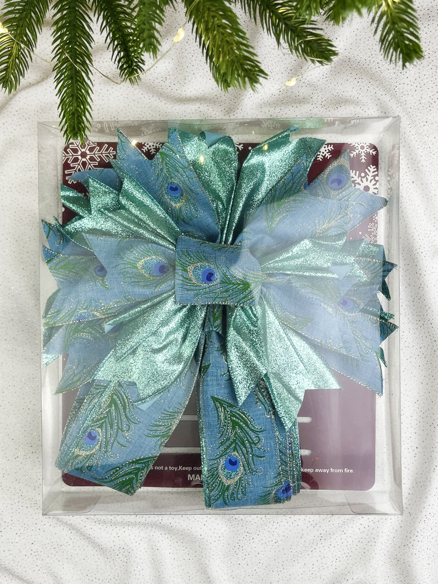 Бант с лентами 33х275 см бирюза 1шт 26-8 фото 6 Бант с лентами 33х275 см бирюза 1шт 26-8 фото 6