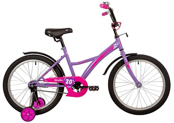 Велосипед детский Novatrack STRIKE 20"  1 ск. фиолетовый 203STRIKE.VL22- 