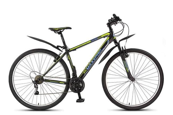 Велосипед горный MAXXPRO Hard  29" 18" 21 ск. черно-салатовый Y104-H36165 