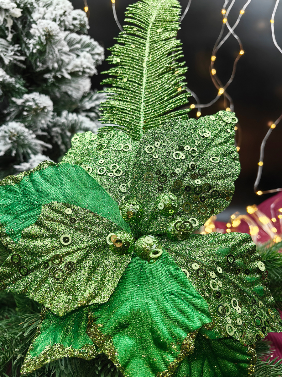 Цветок зеленый d см Flo-12-49green фото 2 Цветок зеленый d см Flo-12-49green фото 2