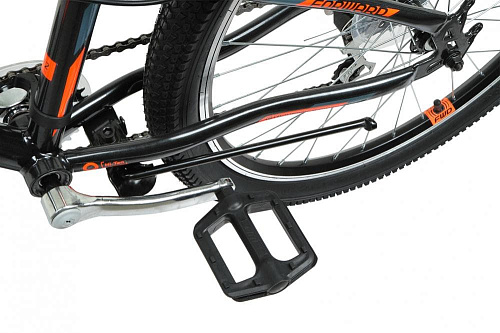 													Велосипед горный FORWARD TITAN 24 1.2 24" 12" 6 ск. черный/ярко-оранжевый RBKW1J146002 2021 фото 3