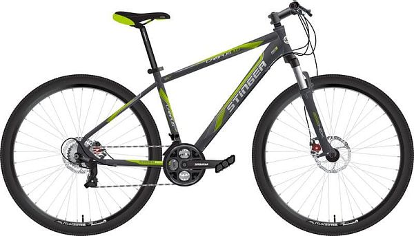 Велосипед горный Stinger Campus 1.0 28"/700c 17" 24 ск. зеленый 28AHD.CAMP1.17GN6  Велосипед горный Stinger Campus 1.0 28"/700c 17" 24 ск. зеленый 28AHD.CAMP1.17GN6