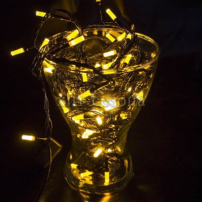  9 м, белый теплый 100 LED, , провод , 2018526