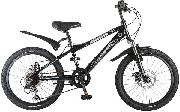 Велосипед горный Novatrack EXTREME 20"   ск. черный 20SH6D.EXTREME.BK7 