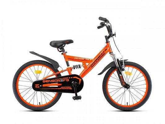 Велосипед детский MAXXPRO SENSOR FS 20"   ск. оранжево-черный Y2011-5 