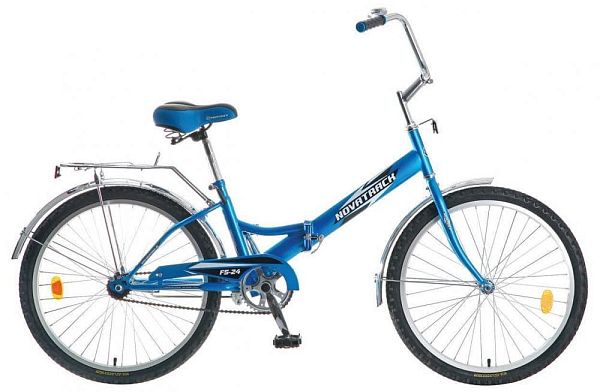 Велосипед городской складной Novatrack  24"  1 ск. синий 24FFS1.BL5 