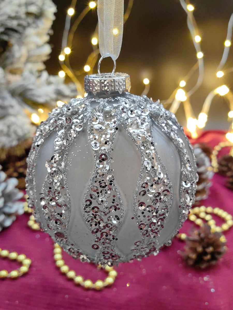 Шар туманный 8 см, стекло Merry Green MG24206 Шар туманный 8 см, стекло Merry Green MG24206