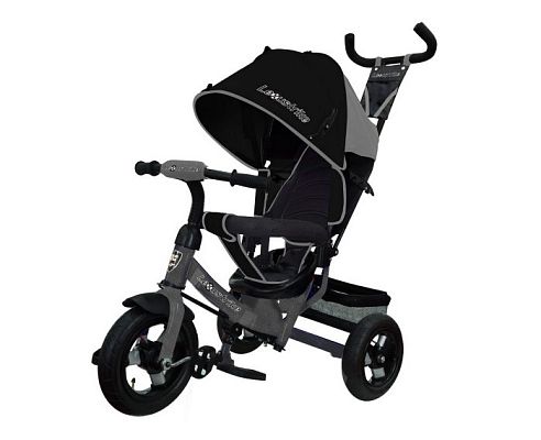 Детский трехколесный велосипед с ручкой LEXUS Trike 950-N1210AL-GREY-22 серый (492)