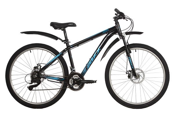 Велосипед горный Foxx Atlantic D 26" 14" 18 (2x9) ск. черный 26AHD.ATLAND.14BK2 2022