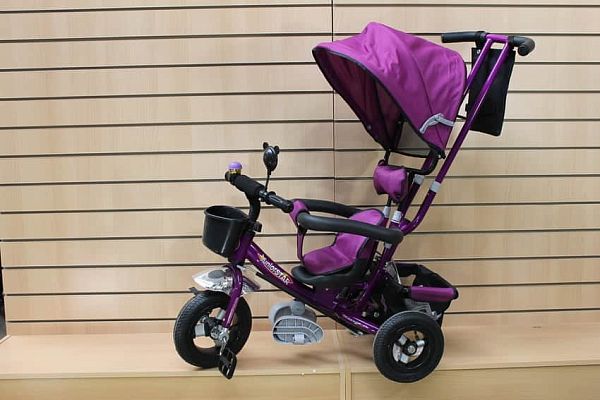 Велосипед трехколесный   фиолетовый JS16AT