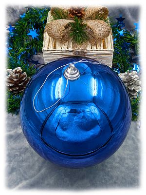 Шар 20 см 1 шт синий 200SP01-01B