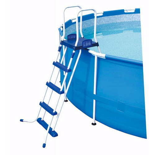 													Лестница для бассейнов 132 см, усиленная с защитой от детей, Bestway, арт. АРТ. 58160FR 58160FR