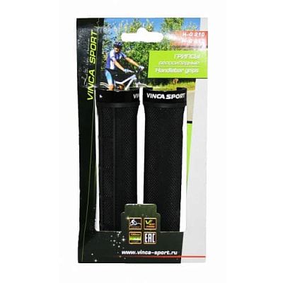 Грипсы Vinca sport  120 мм черные H-G 210 black